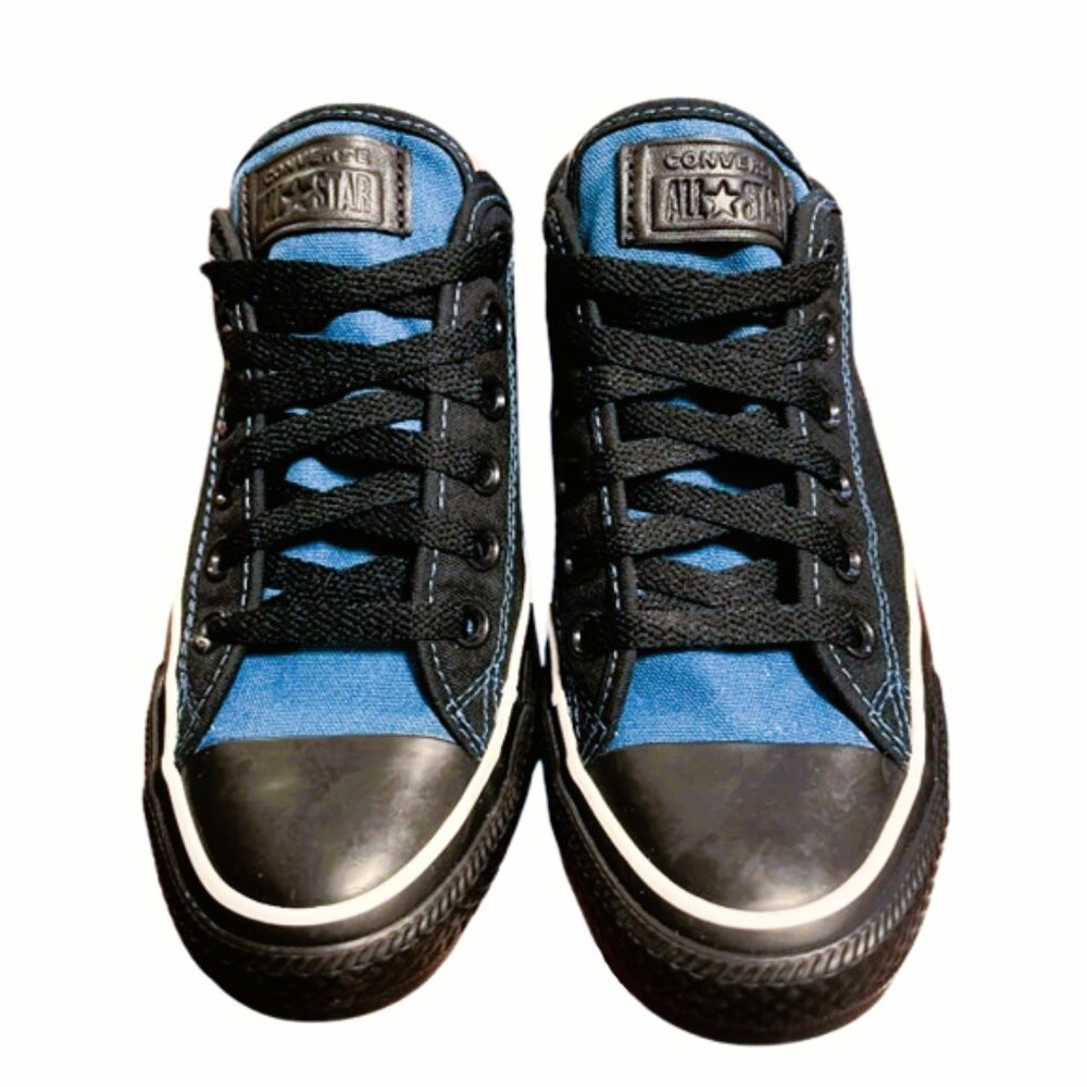 Thin Blue Line Converse Low Top Lace Up Sneaker - Picture 2 of 8